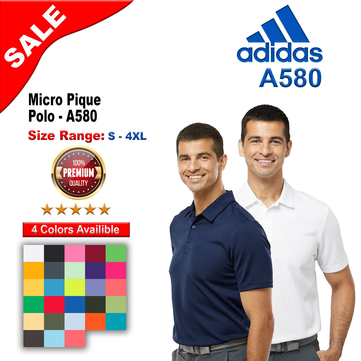 Adidas® Micro Pique Polo