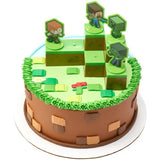 MINECRAFT Mobs Beware! Set Cake Decorating Kit Topper