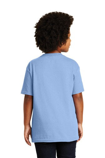 Gildan Youth Ultra Cotton Crew Neck Short Sleeve T-Shirt for Kids | Soft Heavyweight Cotton Tee
