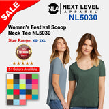 Next Level® Women’s Festival Scoop Neck Tee