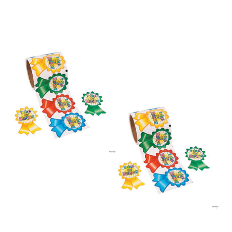 Today’s My Birthday Sticker Roll 100 Stickers 3 1/2"