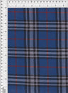 1 Yard Knit Jacquard Plaid Fabric 240 GSM, 58/60? Wide Polyester Spandex Blend