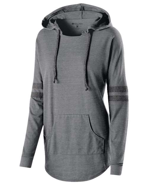 Women's Triblend Hooded Long Sleeve T-Shirt