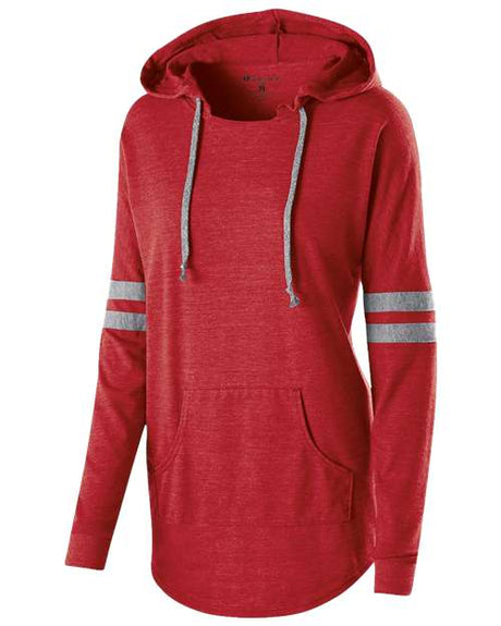 Women's Triblend Hooded Long Sleeve T-Shirt