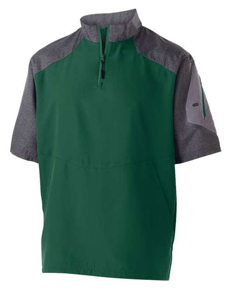 Holloway Unisex Raider Short Sleeve Quarter-Zip Pullover