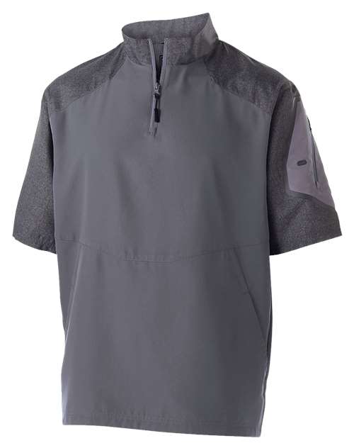 Holloway Unisex Raider Short Sleeve Quarter-Zip Pullover