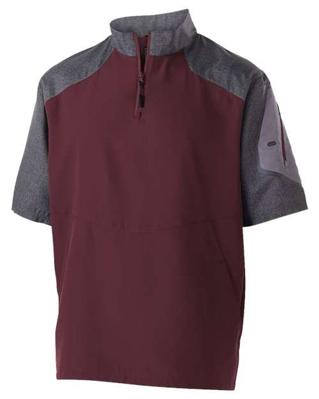 Holloway Unisex Raider Short Sleeve Quarter-Zip Pullover