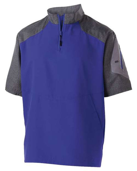 Holloway Unisex Raider Short Sleeve Quarter-Zip Pullover