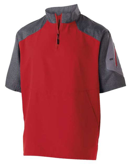 Holloway Unisex Raider Short Sleeve Quarter-Zip Pullover