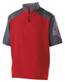 Holloway Unisex Raider Short Sleeve Quarter-Zip Pullover