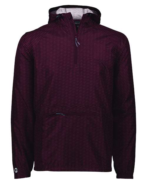 Range Hooded Packable Quarter-Zip Jacket