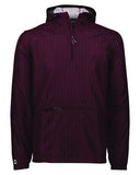 Men's Range Hooded Packable Quarter-Zip Jacket