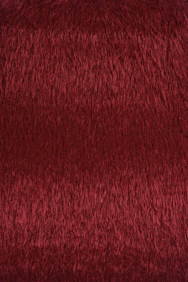 Fake Feather Mohair Stretch Knit Fabric