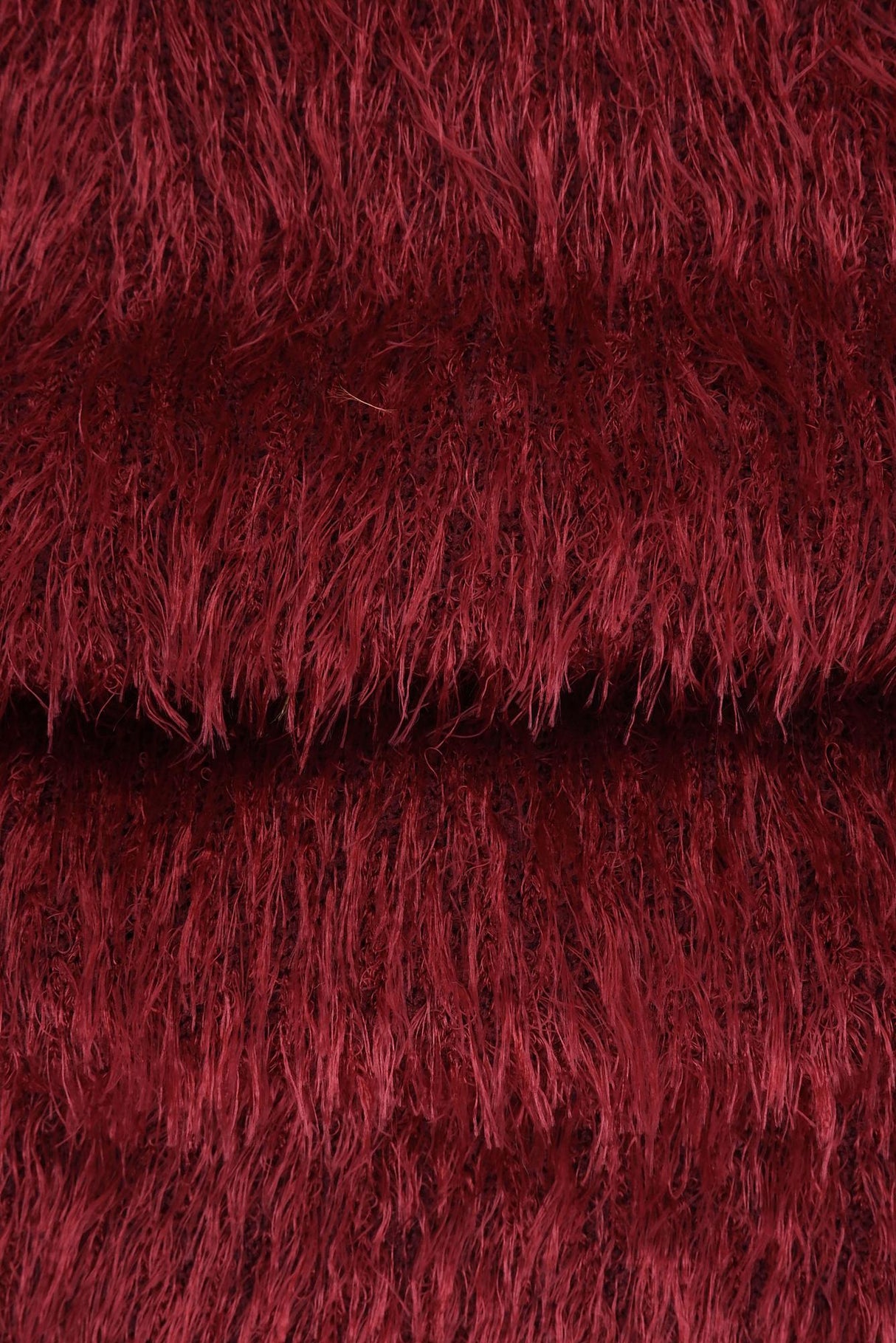 Fake Feather Mohair Stretch Knit Fabric