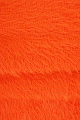 Fake Feather Mohair Stretch Knit Fabric