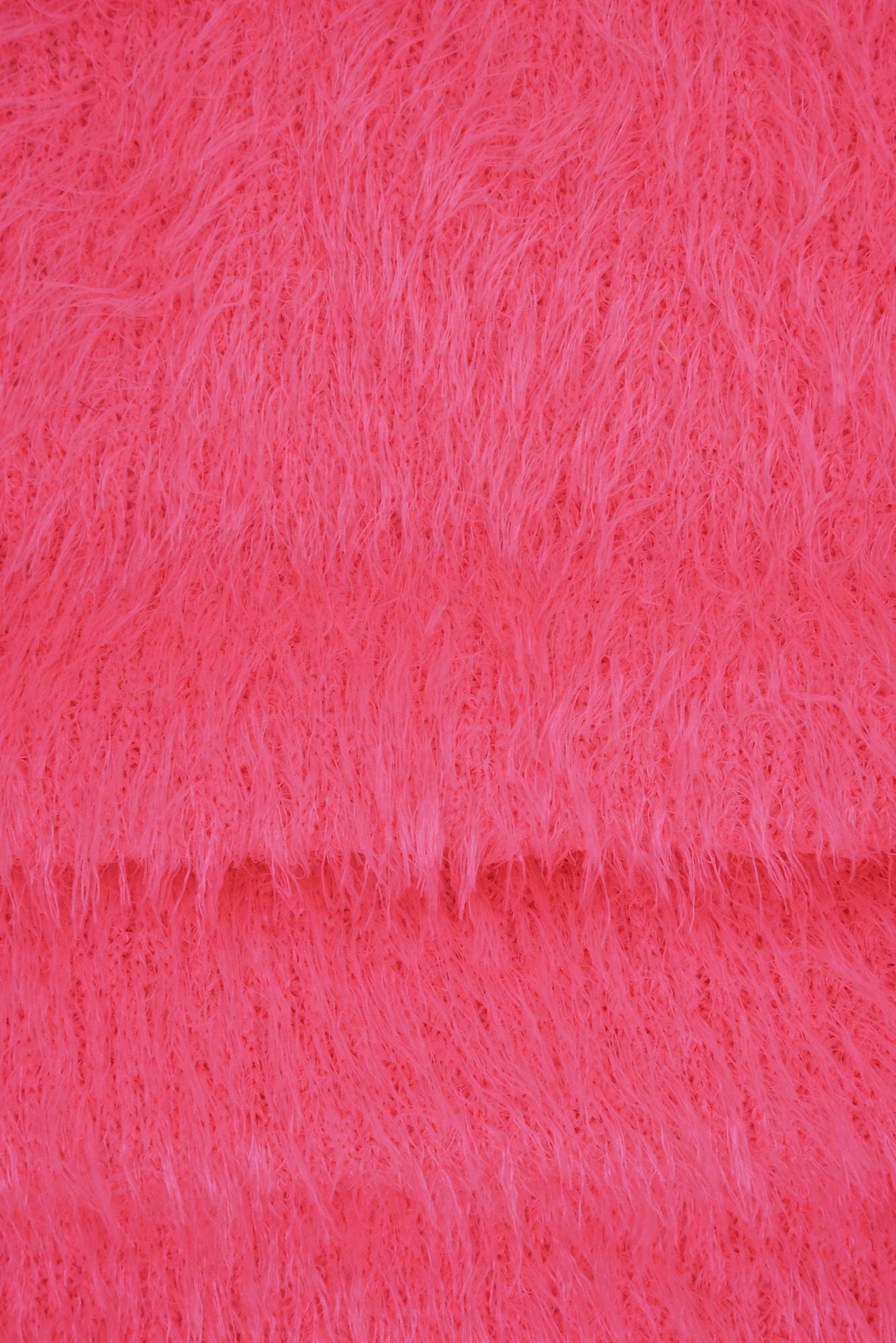 Fake Feather Mohair Stretch Knit Fabric