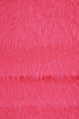 Fake Feather Mohair Stretch Knit Fabric