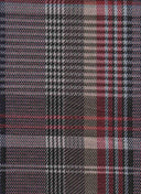 1 Yard Yarn Dyed Jacquard Plaid Knit Fabric 230 GSM, 58/60 Wide Poly Rayon Spandex Blend