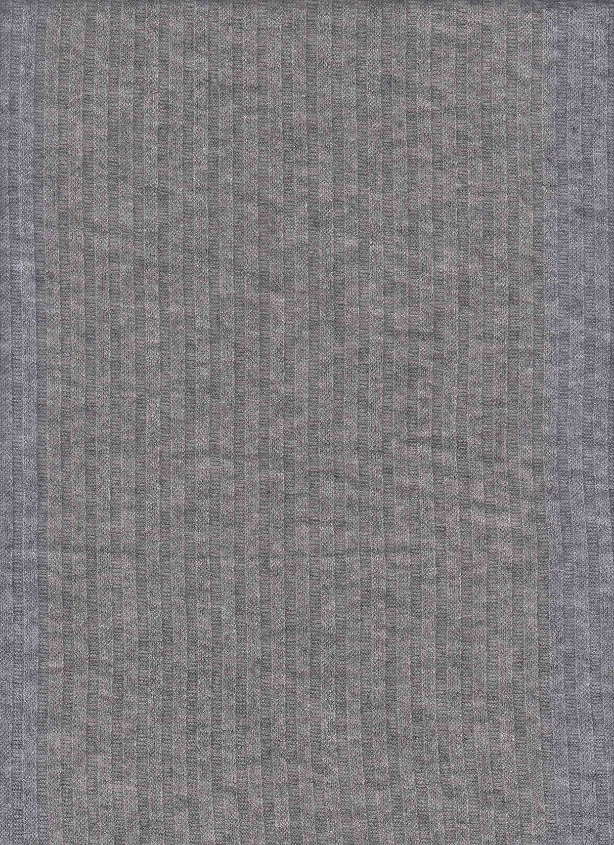 Rib Stretch Knit Fabric HT.GREY