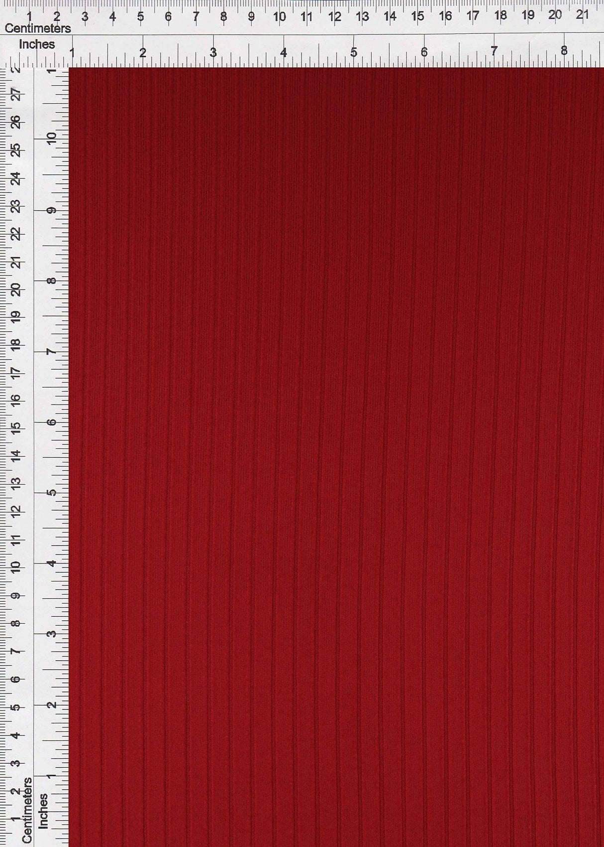 Rib Stretch Knit Fabric Solid