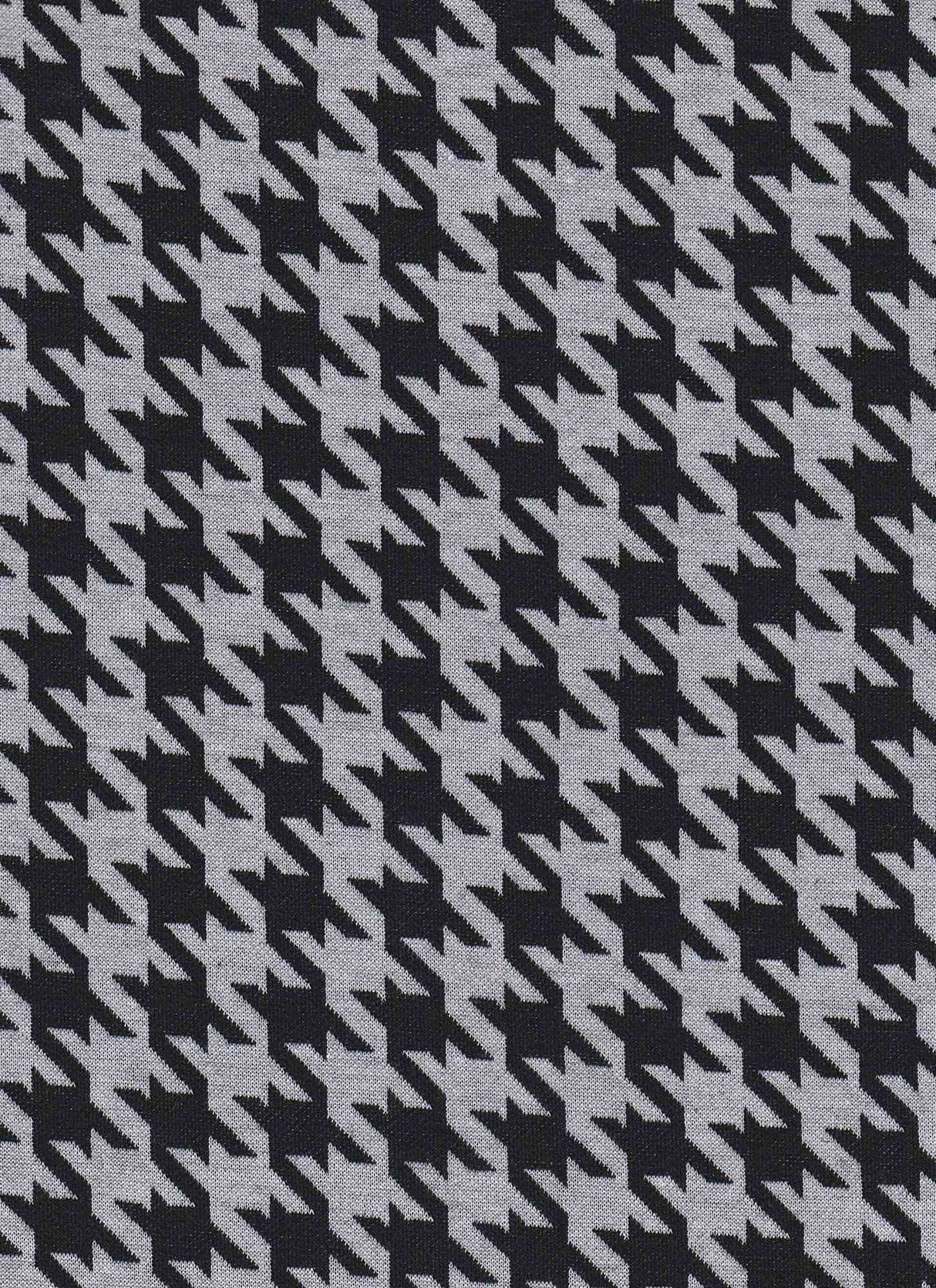 1 Yard Herringbone Jacquard Knit Fabric 260 GSM, 58/60? Wide Polyester Spandex Blend