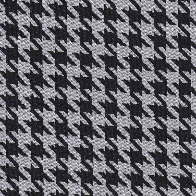Herringbone Knit Jacquard Houndstooth Fabric Stretch Polyester Spandex 58/60 Inches Wide