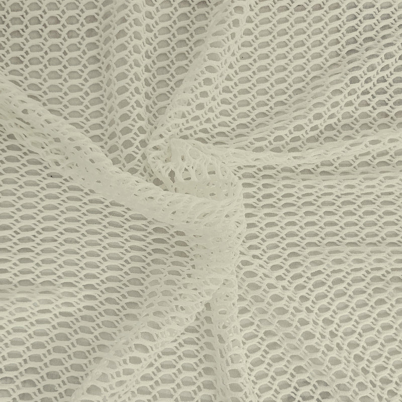 Rayon Spandex Fishnet Knit Natural