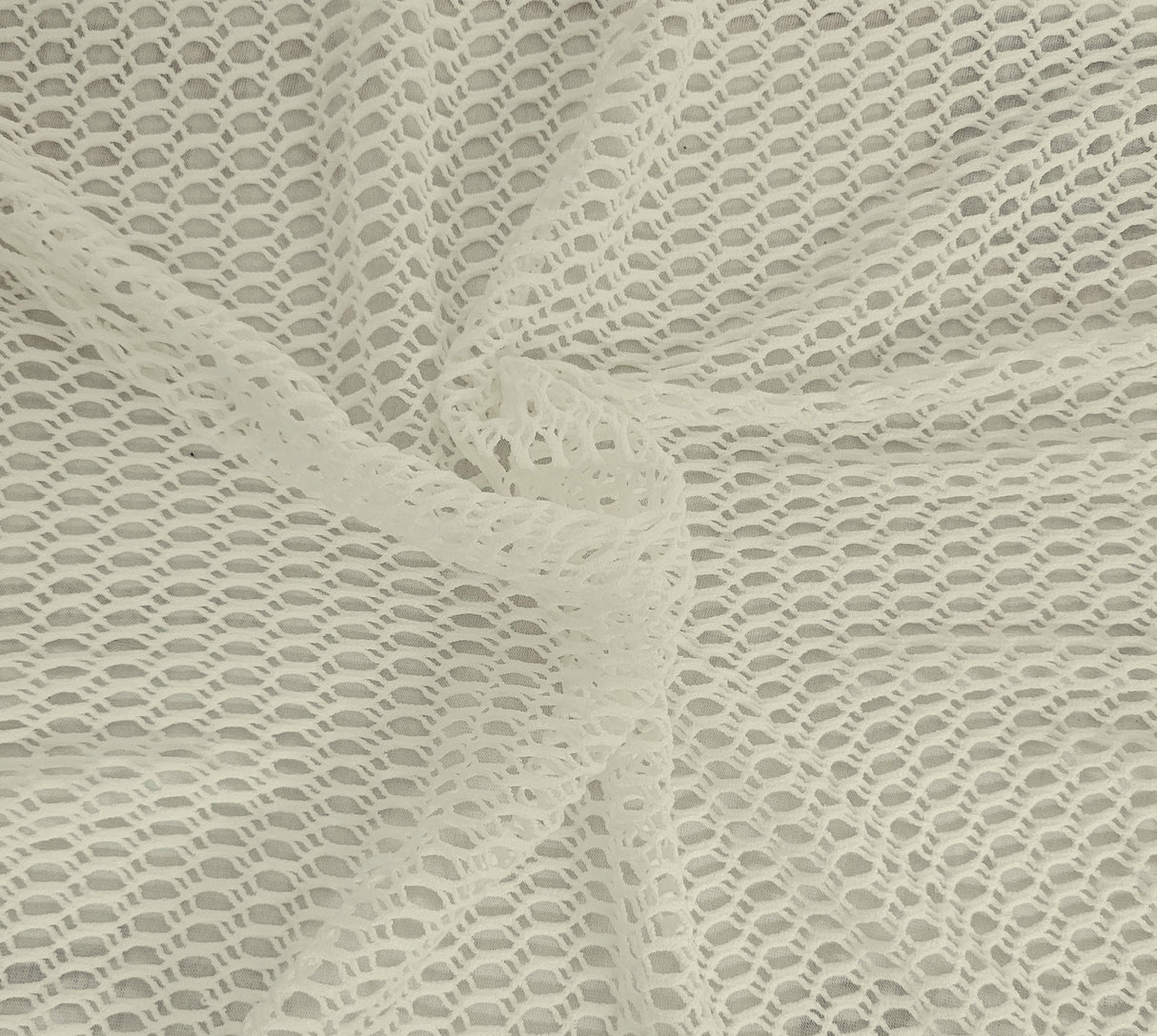 Rayon Spandex Fishnet Knit Natural