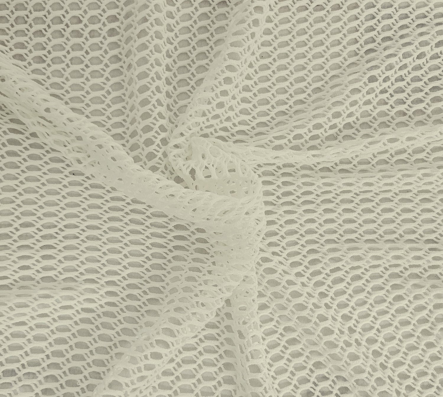 Rayon Spandex Fishnet Knit Natural