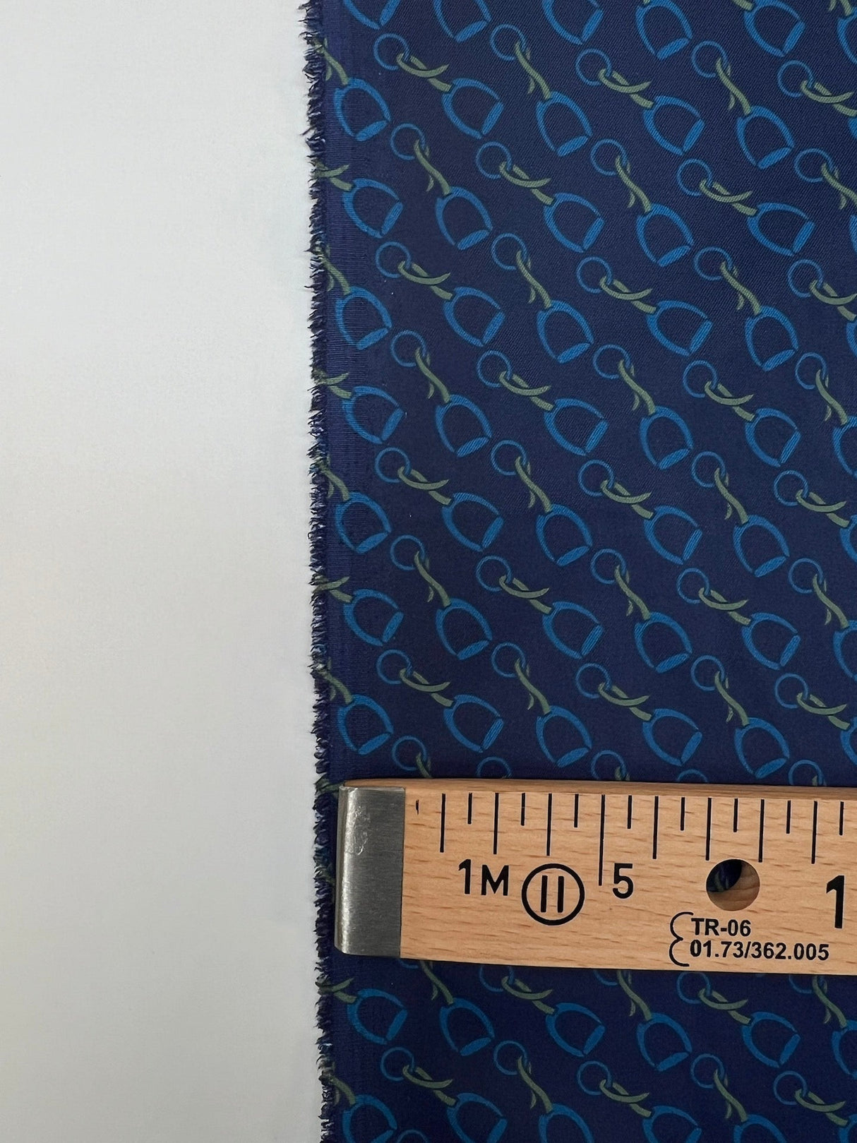 Printed Polyamide Elastane Knit Green-Blue