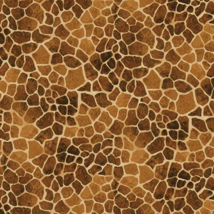 Printed Spandex Giraffe Animal Skin
