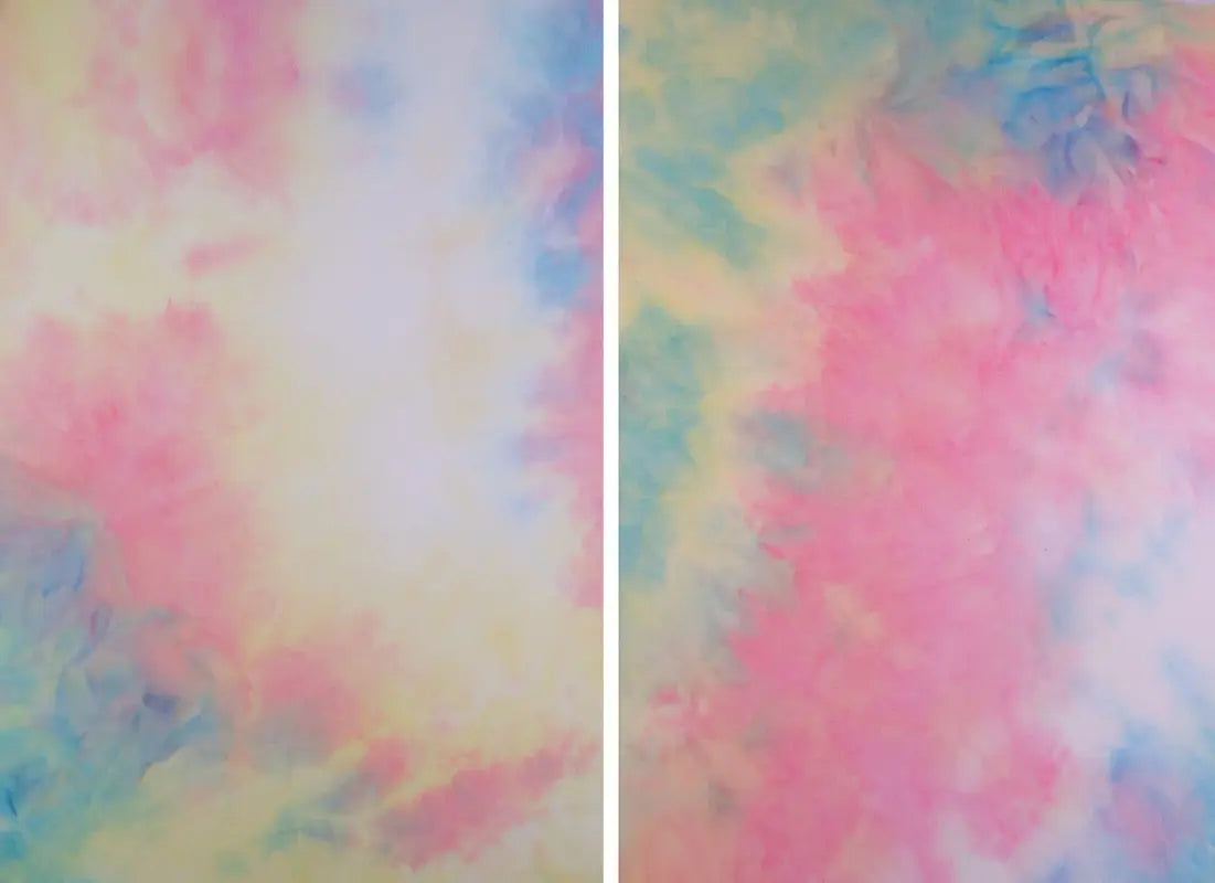 1 Yard DTY Brushed Real Tie Dye Stretch Knit Fabric 58 Inch Wide