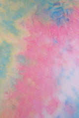 1 Yard DTY Brushed Tie-Dye Knit Fabric, 58/60? Wide Polyester Spandex Blend