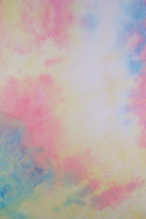 1 Yard DTY Brushed Tie-Dye Knit Fabric, 58/60? Wide Polyester Spandex Blend