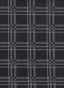 1 yarda de tela de jacquard de punto negro a cuadros, teñida con hilo cepillado, mezcla elástica de poliéster y spandex, ancho 58/60"