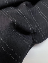 Wool Jacquard Striped Fabric