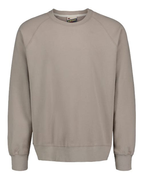 Men's Vintage Fleece Raglan Crewneck Sweatshirt