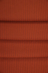 Rib Solid Stretch Knit Fabric