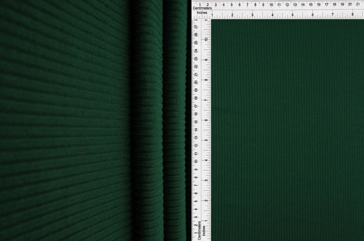 1 Yard 4x2 Yummy Rib Knit Fabric 170 GSM, 58/60? Wide Polyester Spandex Blend