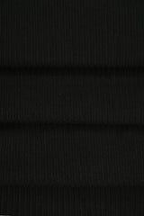Rib Solid Stretch Knit Fabric