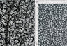 1 Yard Brushed DTY Floral Print Knit Fabric, 58/60? Wide Polyester Spandex Blend