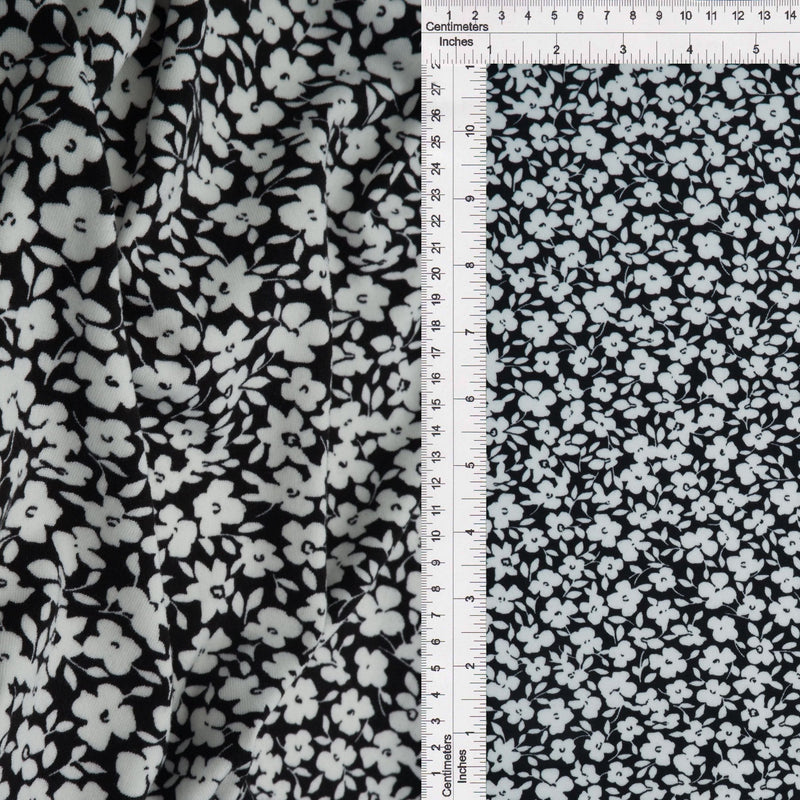 DTY Brushed Floral Print Knit