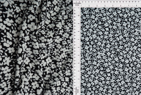 DTY Brushed Floral Print Knit