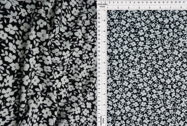 DTY Brushed Floral Print Knit