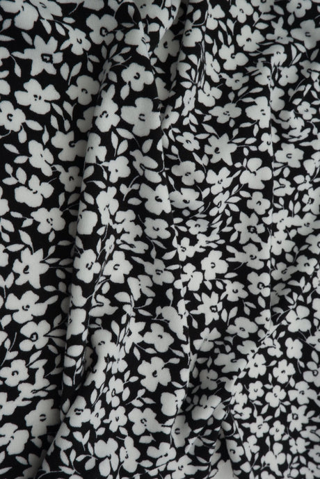 DTY Brushed Floral Print Knit