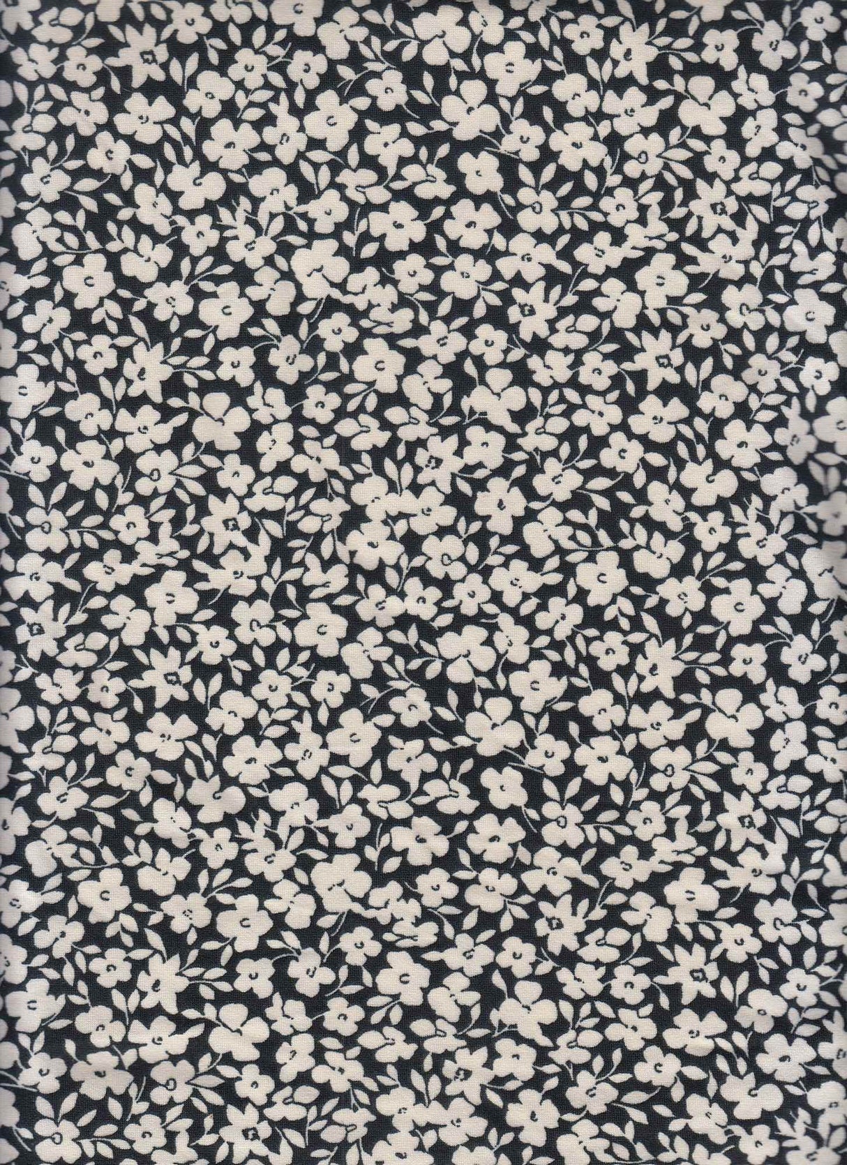 1 Yard DTY Brushed Floral Print Knit Fabric, 58/60? Wide Polyester Spandex Blend