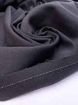 Italian Gray Wool Polyamide Twill