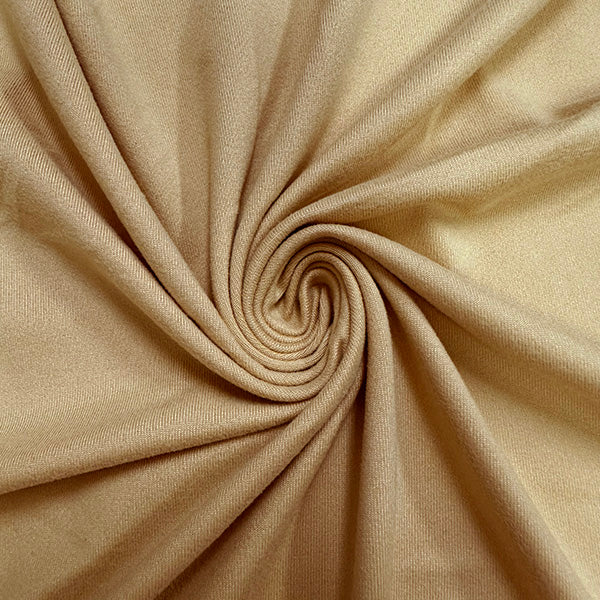1 Yard Marigold Double Brushed Jersey Knit Fabric Lightweight Stretch Soft 60 Inches Wide