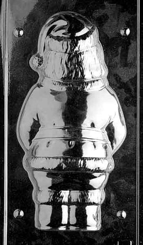 Jumbo 3D Santa Chocolate Mold - Back