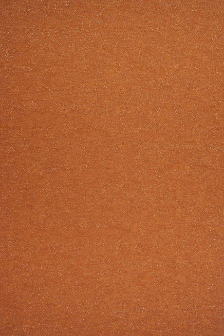 Lurex Stretch Knit Fabric Rust
